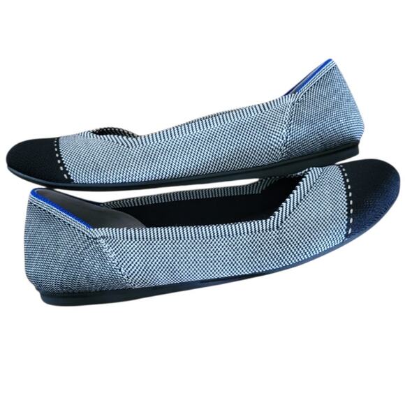 Rothy's The Flat‎ Captoe Misty Grey Women's Size 7.5 Slip-on Career Work Office - Picture 5 of 10